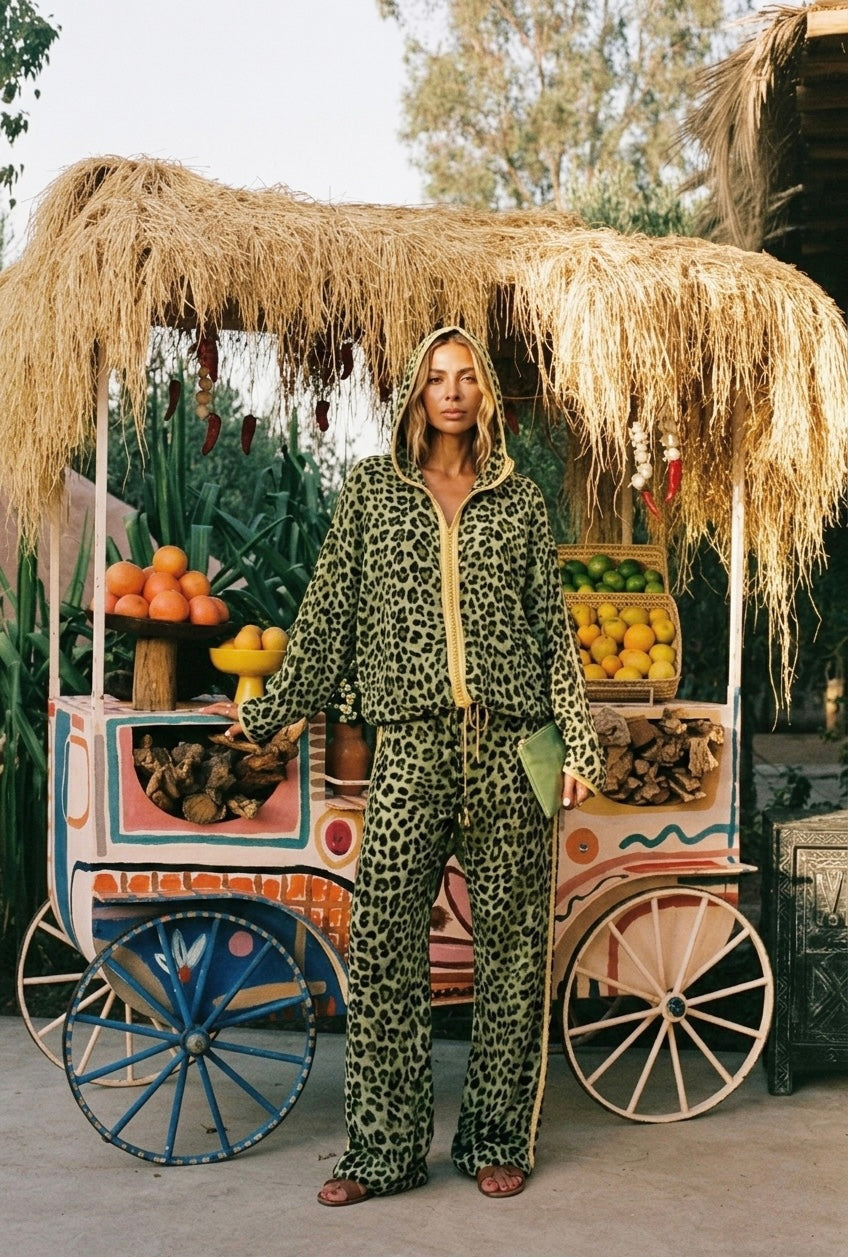 Beach BELDI SET - Leo Green