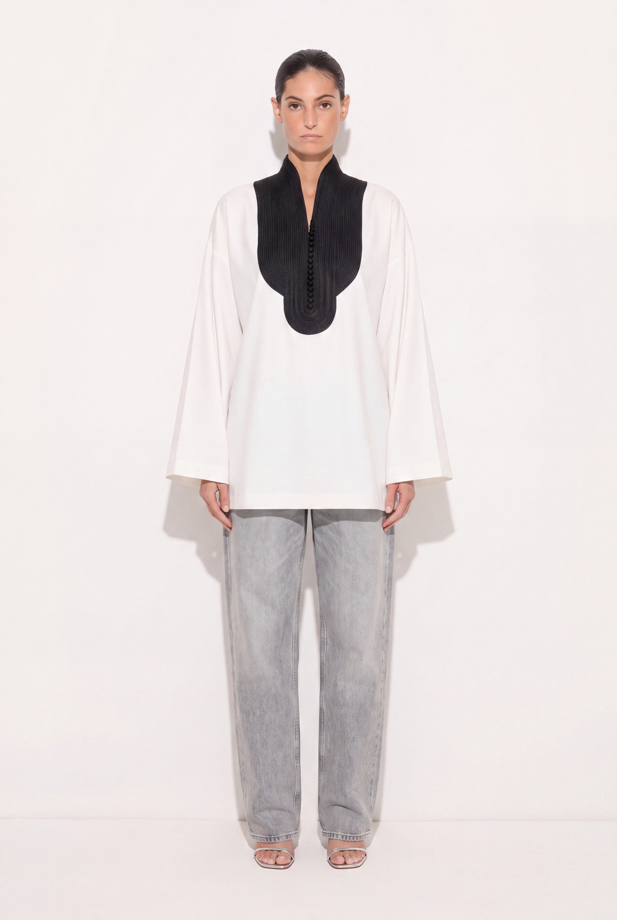 BELDI Tee Long- Charcoal