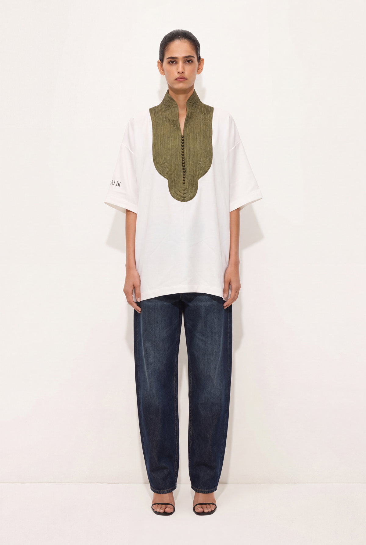 BELDI Tee Long- Olive